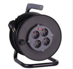4X16A sockets Germany Promotion reel Mini Cable Reel