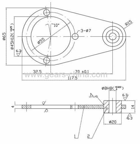 Electric bicycle front motor wheel e bike torque arm  protect the motor and fork torque arm electric bike parts torque 