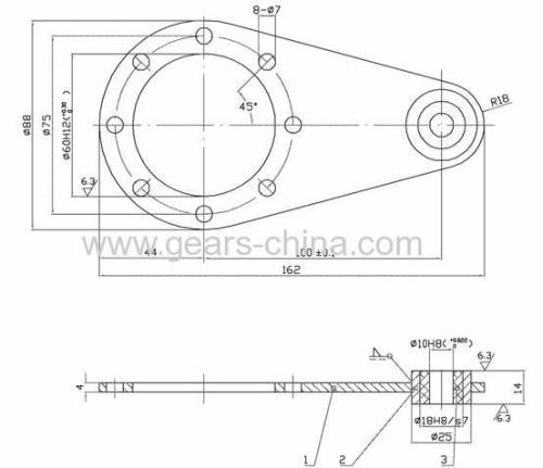 Electric bicycle front motor wheel e bike torque arm  protect the motor and fork torque arm electric bike parts torque 