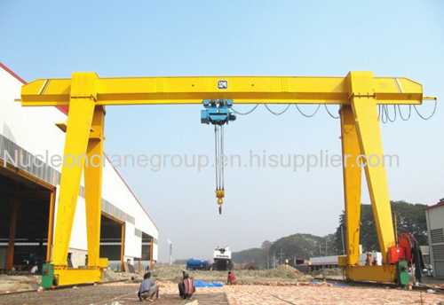 High performance custom single girder portal crane
