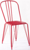 Metal New High Back Chair With Wire Seat