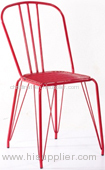 Metal New High Back Chair With Wire Seat