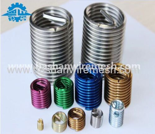 China supplier fastening service stainless steel wire thread repairing inserts for aluminum manufacturer