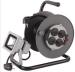 German standard with 4 sockets electric extension cable reel