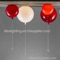 Energy saving colour ballon modern ceiling lamp for kid room