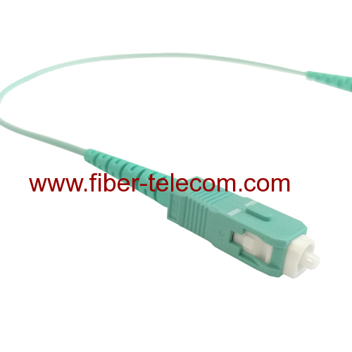 SC to SC OM3 Simplex Fiber Optical Patch Cable 1M