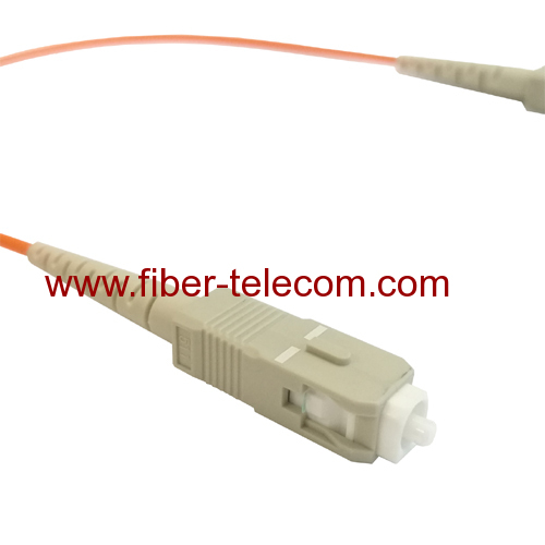 SC to SC MM Simplex Fiber Optic Patchcord 1M