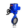 Electric AC220V DC24V Motorized Wafer Butterfly Valve