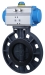 Double Acting Single Acting Actuated Pneumatic PVC Wafer Butterfly Valve