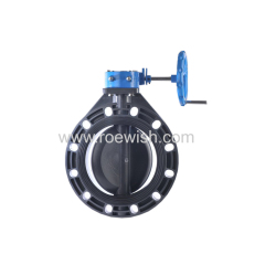 Double Acting Single Acting Actuated Pneumatic PVC Wafer Butterfly Valve