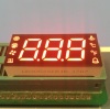 Custom ultra red triple digit 7 segment led display for refrigerator control panel