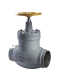 T type olive cast steel straight welding stop valve