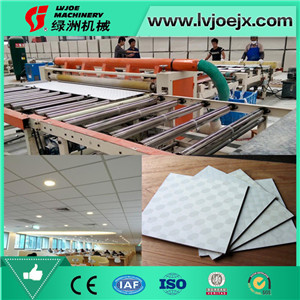 Gypsum Board Ceiling Tile Cutting Edge Sealing Packaging Machine for Lamination Line