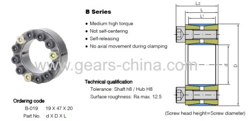 shaft locking collar shaft bearing shaft coupling cnc parts