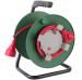 30m small german type cable reel electric socket hand hold 4 Outlets extension cable reel