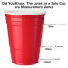 PS double color plastic cup Beer pong cup Solo cup Party cup