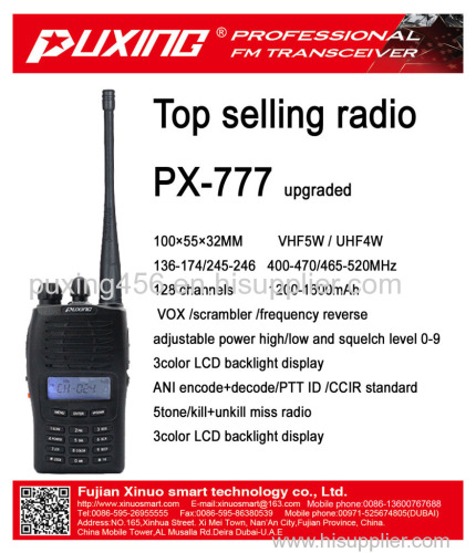 two way radio--top selling PUXING-777PLUS