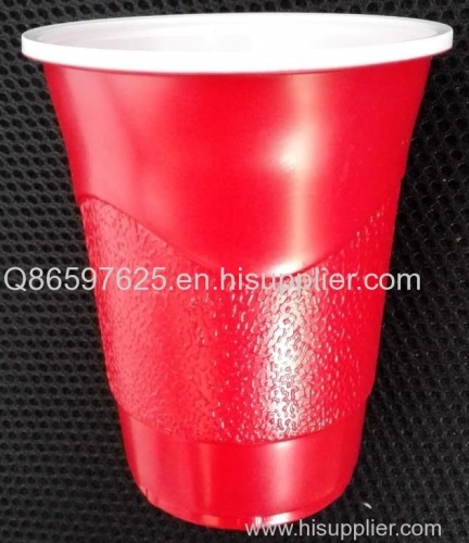 New type double color PS plastic cup Beer pong cup Solo cup Party cup