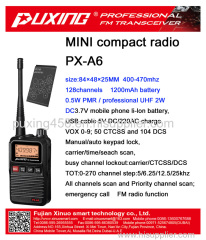 MINI radio PuXing -A6