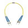 ST to ST Single Mode Duplex Fiber Optical Patch Cable 1M