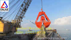 25t Wireless Ropes Grab Dredging Grab for Marine Deck Crane