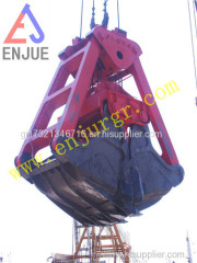 25t Wireless Ropes Grab Dredging Grab for Marine Deck Crane