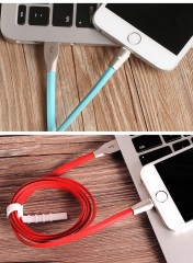 Zinc Alloy USB Cable with LED Indicator Light
