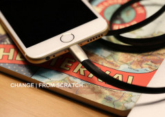 Zinc Alloy USB Cable USB A to Lightning Cable