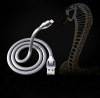 TPE USB Cable with LED indicator light USB A to Lightning Cable