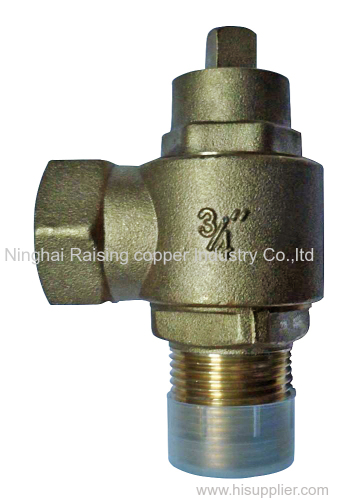 Brass swivel Ferrule Valve