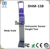 Ultrasonic Digital weight measurement with height machine with coin and blood pressure meter