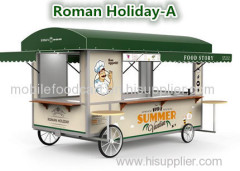 Food Trailer for Sale/Roman Holiday Mobile Food Trailer