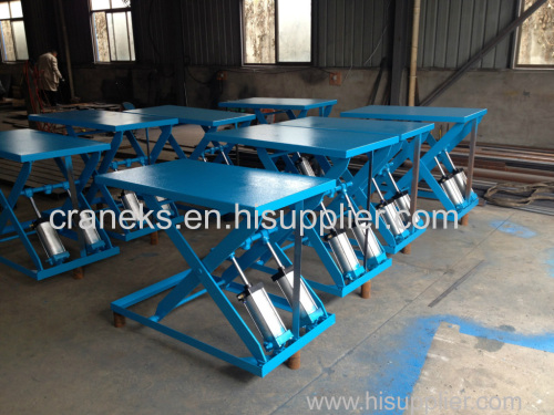 Material Hangdling Fixed Hydraulic Scissor Lifting Platform Manufacturer