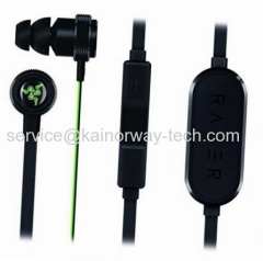 Razer Hammerhead Bluetooth Wireless In-Ear Headphone Headset Green Black In-Line Remote & Mic