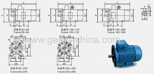 ac permanent magnet TYGZ synchronous motor