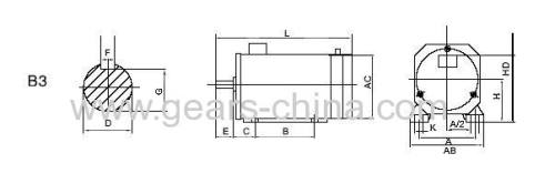 Huifeng Aluminum Housing Single Phase Motor with CE