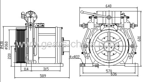 rare-earth-permanent-magnet (REPM) motors YTW1-260PF