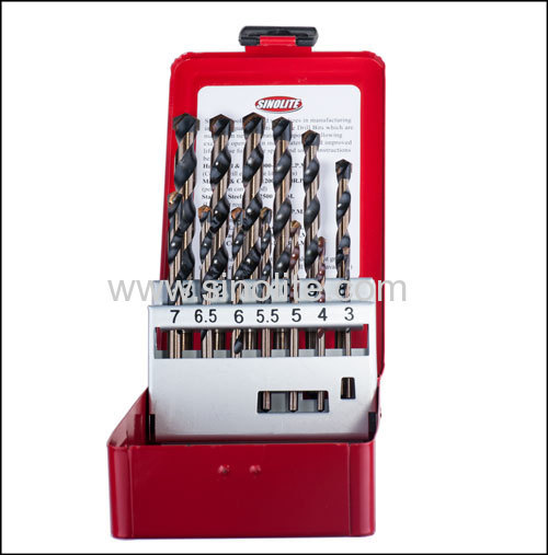 13PCS Multi-Purpose Drill Bits METRIC Size: 3-4-5-5.5-6-6.5-7-8-9-10-11-12mm