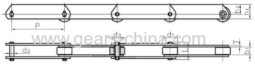 chain H60 H78 H78A H78B Free Flow Conveyor Chains