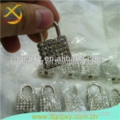 Hot Trends Exquisite Diamond Jewelry Box Locks Padlock