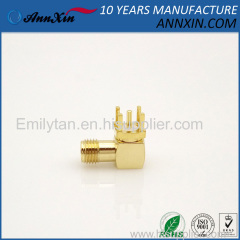 SMA female right angle for PCB board