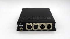 XLR intercom audio over fiber optic Extender
