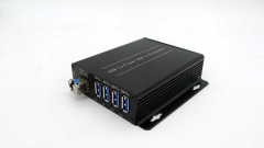 extend usb 3.0 over fiber /USB3.0 to fiber converter/4 port USB3.0 Fiber hub