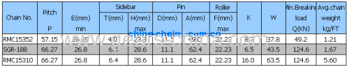 X348 X458 X678 forged suspending chain paver chain