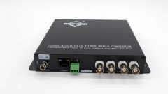 2 channel 3G-SDI video &Ethernet&Data&Bilateral audio over fiber optic Exender