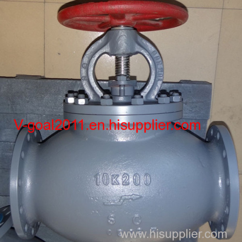 JIS Marine Cast Steel Check Globe Valve 5K 10K 20K