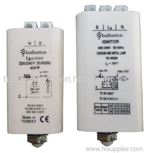 Sodium and Metal Lamp Ignitor