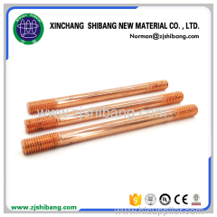 Strong corrosion resistance copper coated steel grounding rod