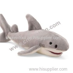 Dolphin Plush Soft Toys Small Size Swimming Light Brown Milky White Customized