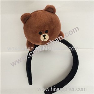 Cartoon Baby Girl Hair Bands | Headband With Small Cute Plush Stuffed Animals On Sale